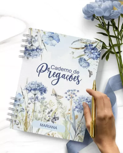  Arquivo Caderno de Pregações Azul – Bicho de Papel 