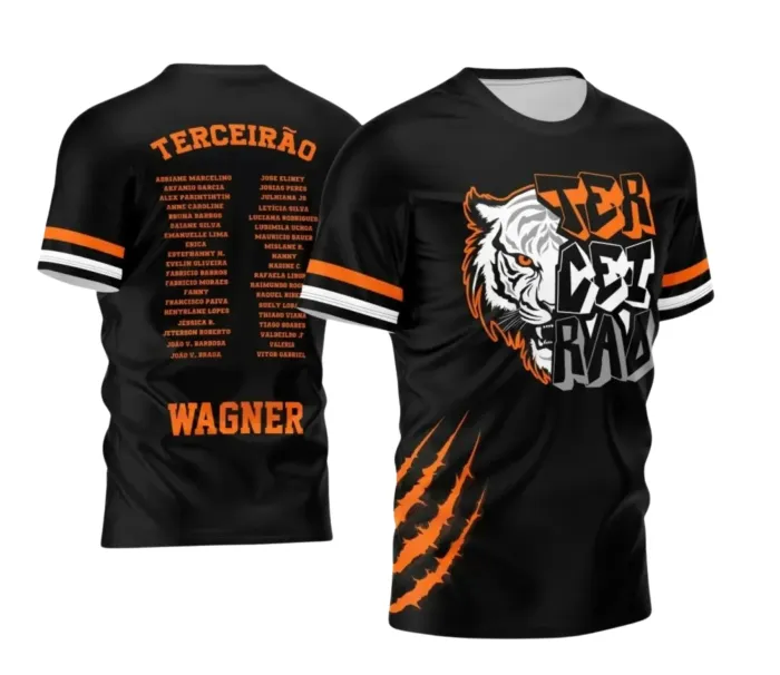 Arte Camiseta Terceirão Tigre – Estampa Uniforme Escolar