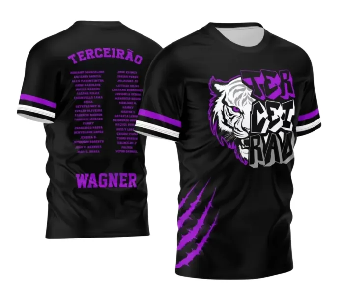 Arte Camiseta Terceirão Tigre – Estampa Uniforme Escolar