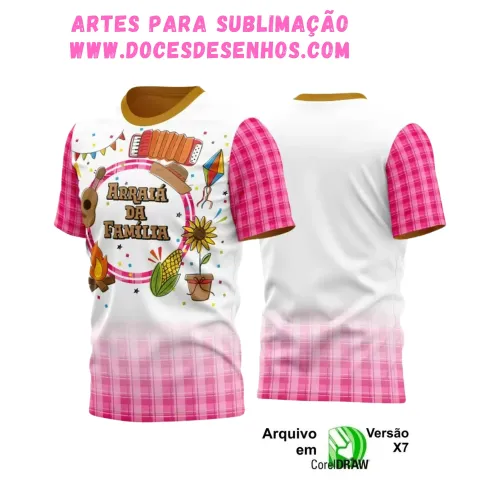 Arte Estampa Camiseta Arraiá 2025 Arte Estampa Camiseta Arraiá 2025