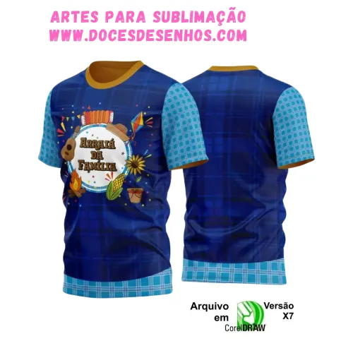 Arte Estampa Camiseta Arraiá 2025 Arte Estampa Camiseta Arraiá 2025