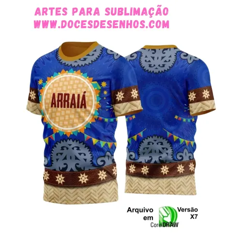 Arte Estampa Camiseta Arraiá 2025 Arte Estampa Camiseta Arraiá 2025