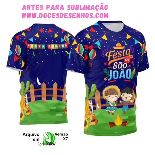 Arte Estampa Camiseta Arraiá 2025 Arte Estampa Camiseta Arraiá 2025