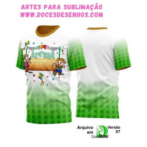 Arte Estampa Camiseta Arraiá 2025 Arte Estampa Camiseta Arraiá 2025