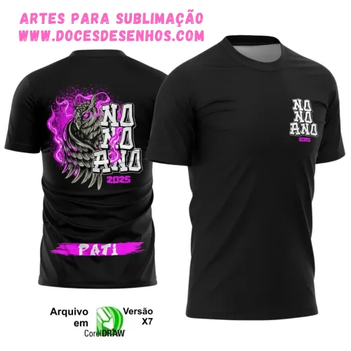 Camiseta vetor 9º ano 2025 – Estilo Coruja Escolar Camiseta vetor 9º ano 2025 – Estilo Coruja Escolar