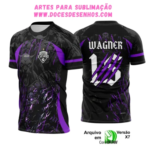 Interclasse Camiseta 2025: Pantera para Estampa Escolar Interclasse Camiseta 2025: Pantera para Estampa Escolar