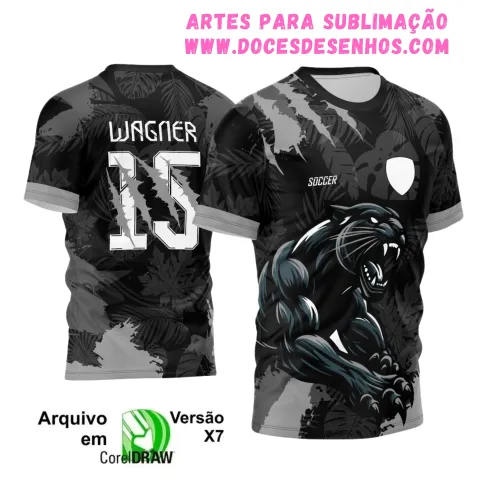 Interclasse Camiseta 2025: Pantera para Estampa Escolar Interclasse Camiseta 2025: Pantera para Estampa Escolar