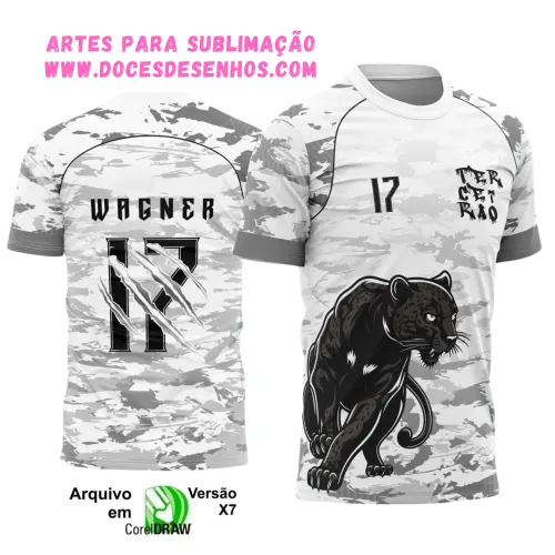 Interclasse Camiseta 2025: Pantera para Estampa Escolar Interclasse Camiseta 2025: Pantera para Estampa Escolar
