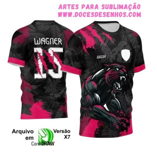 Interclasse Camiseta 2025: Pantera para Estampa Escolar Interclasse Camiseta 2025: Pantera para Estampa Escolar
