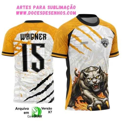 Interclasse Camiseta 2025: Pantera para Estampa Escolar Interclasse Camiseta 2025: Pantera para Estampa Escolar