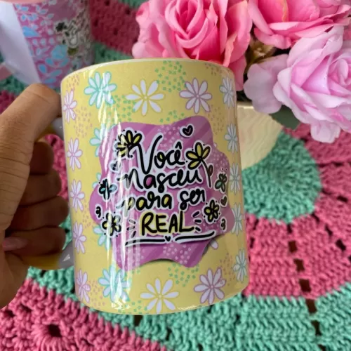  Kit 20 Estampas- Empoderamento-Canecas Frases-Bem Nascido