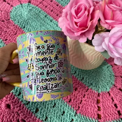  Kit 20 Estampas- Empoderamento-Canecas Frases-Bem Nascido