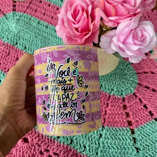  Kit 20 Estampas- Empoderamento-Canecas Frases-Bem Nascido