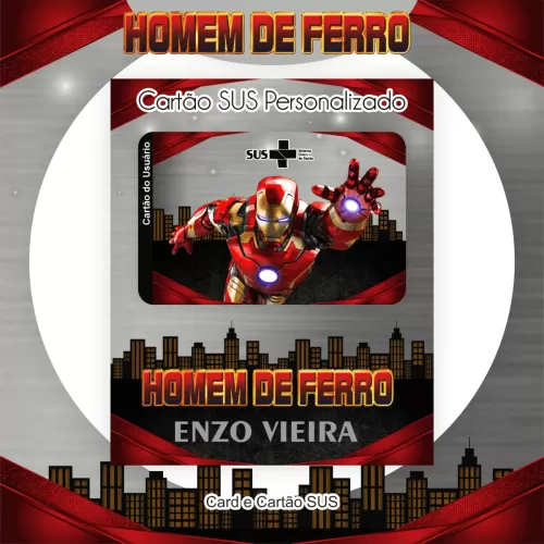  Kit Completo Homem de Ferro - Escolar | Saúde – Encadernação 2024 – Pamella Vieira