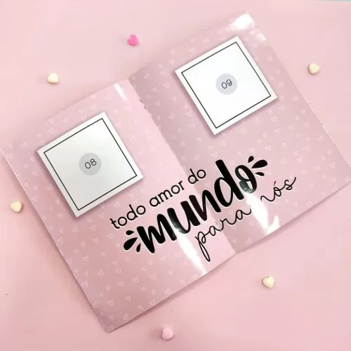 Álbum de Figurinhas Namorados 
