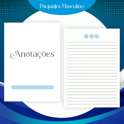 2 Combos – Psiquiatria Feminina - Masculina – Encadernação – Pamella Vieira