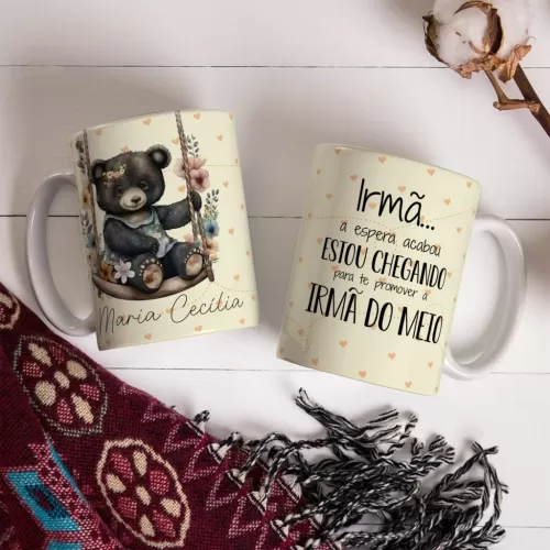 22 Estampas Canecas Coleção Cheguei Baby