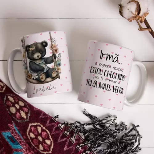 22 Estampas Canecas Coleção Cheguei Baby