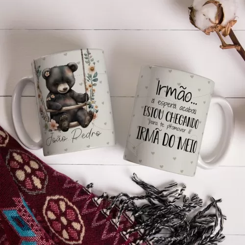 22 Estampas Canecas Coleção Cheguei Baby