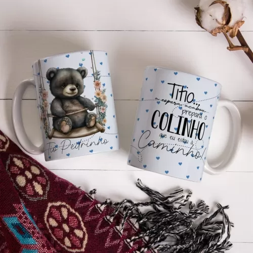 22 Estampas Canecas Coleção Cheguei Baby