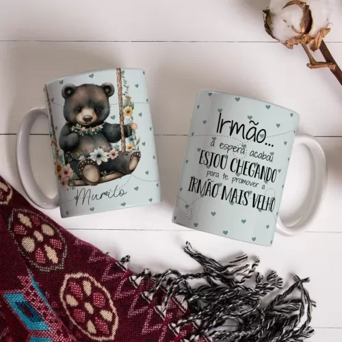 22 Estampas Canecas Coleção Cheguei Baby