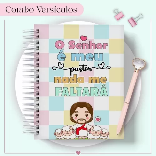 ARQUIVO DIGITAL – Capas Versículos + Miolos Pautado Feminino
