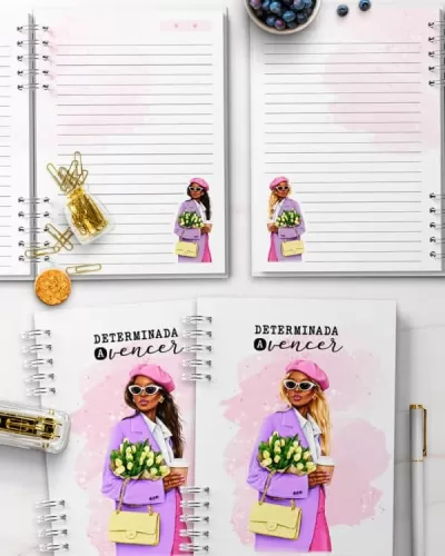 Arquivo – 20 Capas 20 Miolos e 9 Lettering Coleção Fashion Girl – Bicho Papel