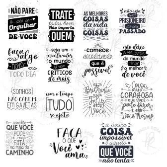 Arquivo Digital – Arquivo Digital – Kit Frases – Paula Rosa
