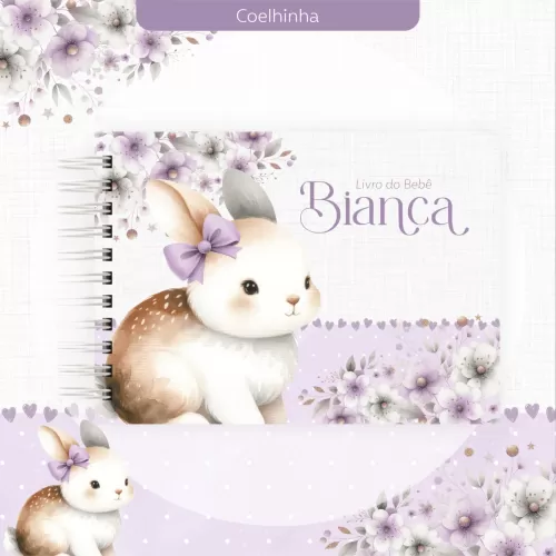 Arquivo Digital – Maternidade | Coelhinha – Encadernação – Letterinhas