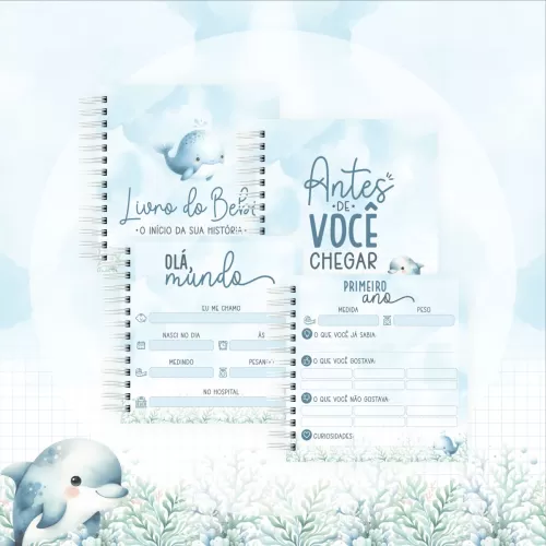 Arquivo Digital – Maternidade | Fundo Do Mar – Encadernação – Letterinhas