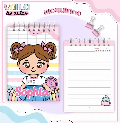 Arquivo Digital – Meninas | Aluninhas – Volta Às Aulas 2024 – Lina Criativa