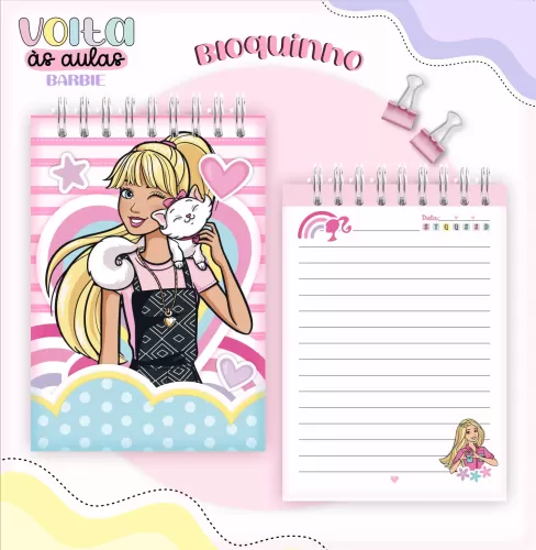Arquivo Digital – Meninas | Barbie – Volta às Aulas 2024 – Lina Criativa