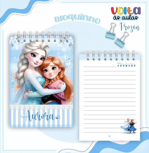 Arquivo Digital – Meninas | Frozen – Volta às Aulas 2024 – Lina Criativa