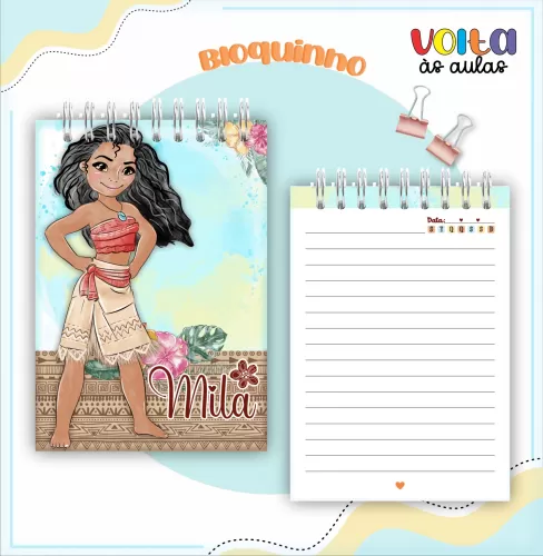 Arquivo Digital – Meninas | Moana – Volta às Aulas 2024 – Lina Criativa