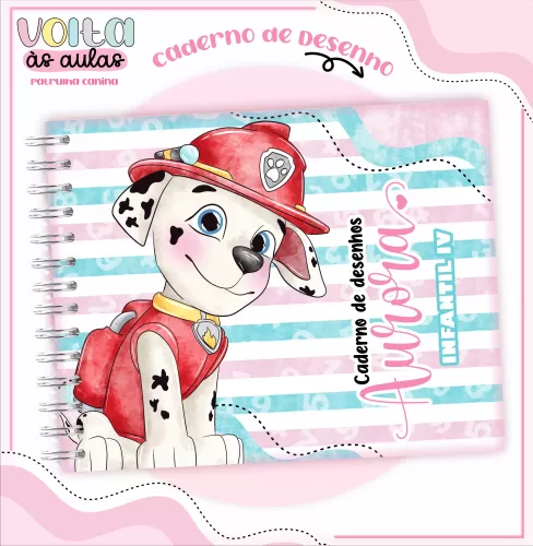 Arquivo Digital – Meninas | Patrulha Canina – Volta Às Aulas 2024 – Lina Criativa