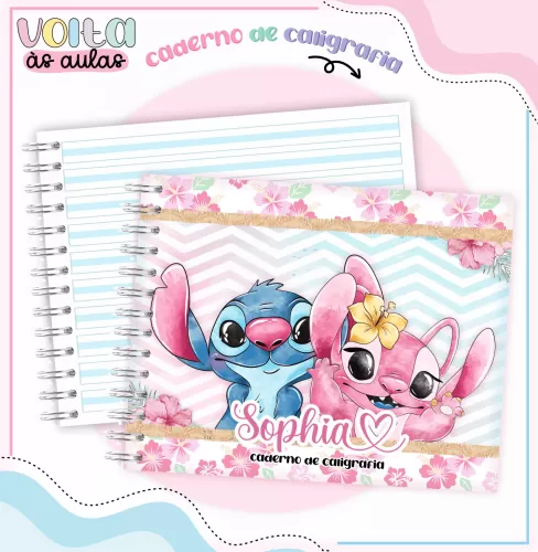 Arquivo Digital – Meninas | Stitch – Volta às Aulas 2024 – Lina Criativa