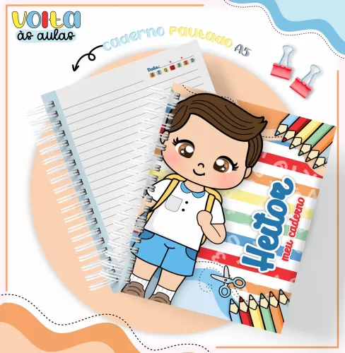 Arquivo Digital – Meninos | Aluninho – Volta Às Aulas 2024 – Lina Criativa