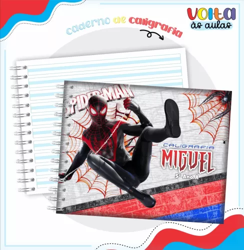 Arquivo Digital – Meninos | Homem Aranha – Volta Às Aulas 2024 – Lina Criativa