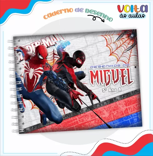 Arquivo Digital – Meninos | Homem Aranha – Volta Às Aulas 2024 – Lina Criativa