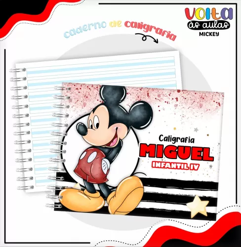Arquivo Digital – Meninos | Mickey – Volta Às Aulas 2024 – Lina Criativa