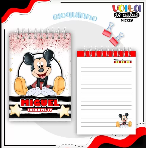 Arquivo Digital – Meninos | Mickey – Volta Às Aulas 2024 – Lina Criativa