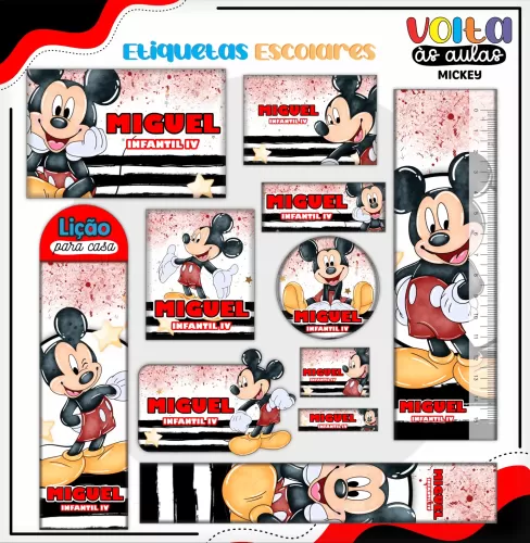 Arquivo Digital – Meninos | Mickey – Volta Às Aulas 2024 – Lina Criativa