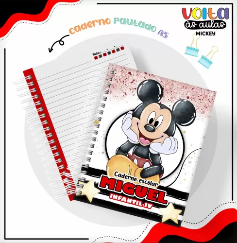Arquivo Digital – Meninos | Mickey – Volta Às Aulas 2024 – Lina Criativa