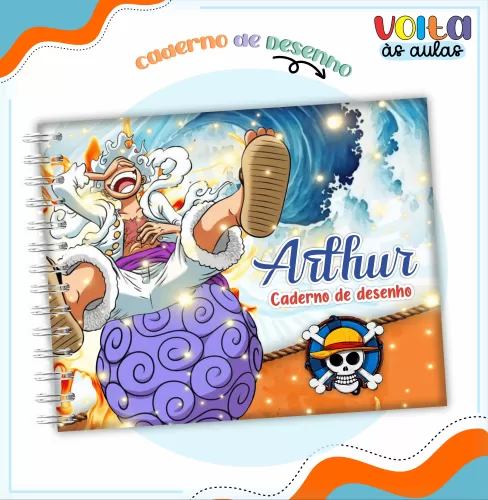 Arquivo Digital – Meninos | One Piece – Volta Às Aulas 2024 – Lina Criativa