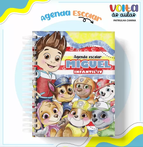 Arquivo Digital – Meninos | Patrulha Canina – Volta Às Aulas 2024 – Lina Criativa