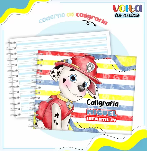 Arquivo Digital – Meninos | Patrulha Canina – Volta Às Aulas 2024 – Lina Criativa