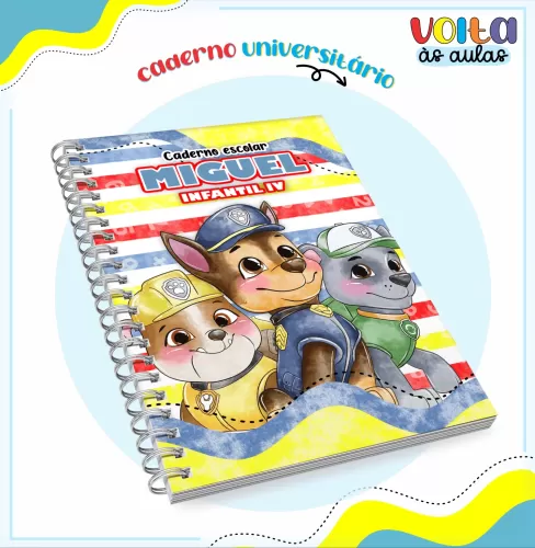 Arquivo Digital – Meninos | Patrulha Canina – Volta Às Aulas 2024 – Lina Criativa
