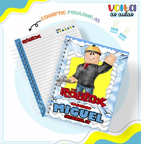 Arquivo Digital – Meninos | Roblox – Volta Às Aulas 2024 – Lina Criativa