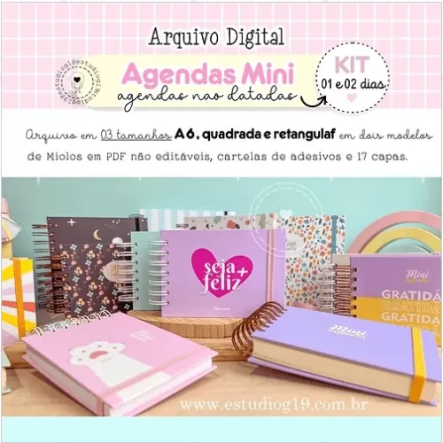 Arquivo Digital – Mini Agendas Não datadas