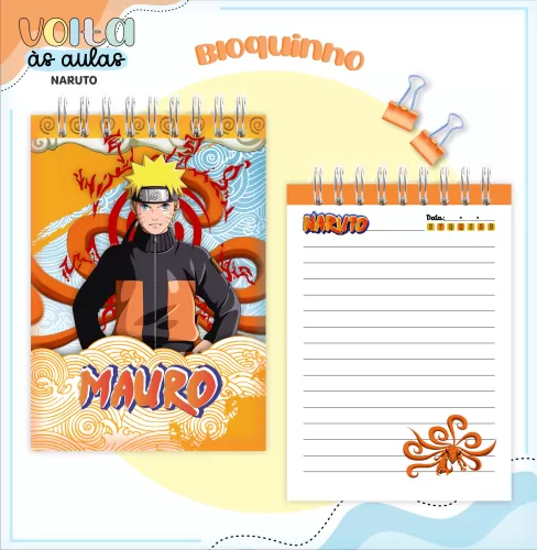 Arquivo Digital | Naruto – Volta Às Aulas 2024 – Lina Criativa